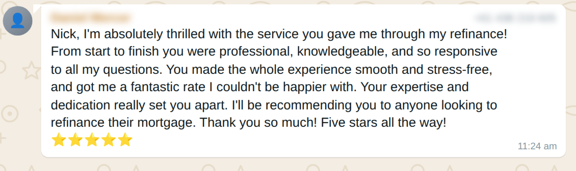 Client message